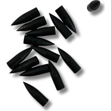 Braventa Collection 5/16 Temren Ok Ucu 10 Adet – Okçuluk Yaylı Avcılık Hedef Atışları Için Uç Parça Siyah 70