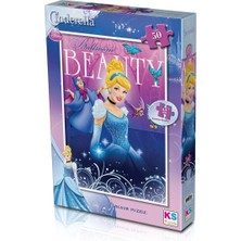 Ergün Collection CRL709 Ks, Cinderella  50 Parça Çocuk Puzzle