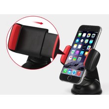 VeraGlobe Buğz Araç Içi Torpido ve Cam Vakumlu Kısa Boy Telefon Tutucu