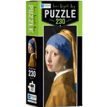 Ergün Collection Blue Focus Inci Küpeli Kız - Puzzle 230 Parça