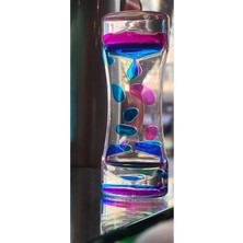 Ada Çanta Kırtasiye Dekoratif Kum/su Saati Sıvı Damla Model ( 12CM*5CM) Mavi/pembe AD71448