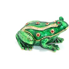 VeraGlobe Buğz Swarovski Taşlı Tekli Kurbağa Model 1