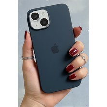Iphone 15 Uyumlu Kılıf Logolu Lansman Soft Yumuşak Içi Kadife Silikon Kapak