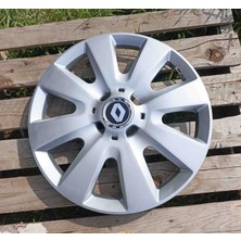 Yk Renault Express / Clio / Symbol / Megane / Taliant / Fluence 15 Inç Uyumlu Jant Kapağı 4'lü Takım Amblem Hediyeli