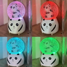 VeraGlobe Buğz Büyük Boy Panda Kar Küresi