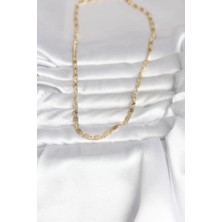 VeraGlobe Buğz cm 14K Gold Renk Lazer Model 45 cm Kadın Kolye - Buğz