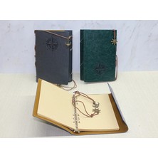 VeraGlobe Buğz Deri Defter Model 18