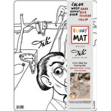Ergün Collection Funny Mat - Salvador Dalı 30 x 40 cm