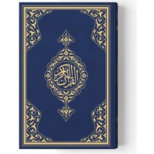 Ergün Collection 2 Renkli Orta Boy Kur'an-I Kerim (Miklepsiz) Lacivert
