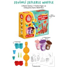 Ergün Collection Sevimli Şeflerle Waffle Oyun Hamuru Seti (16 Parça - 340 Gr)
