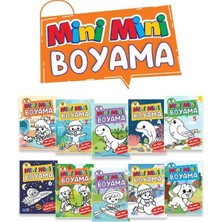 Ergün Collection Mini Mini Boyama Kitabı Büyük Boy (10 Çeşit - 50 )