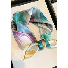 Koni Club Kadın Fular Romantik Fırçalar