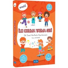 Ergün Collection Anetil - Ilk Okuma Yazma Seti 10 Kitap Set