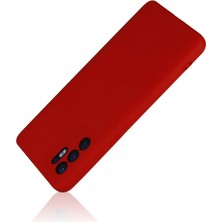 Epilons Reno 6 Kılıf Nano Içi Kadife Silikon - Kırmızı