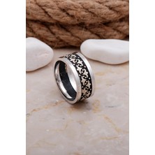 Sümer Telkari Tasarım Elişi Gümüş Erkek Alyans 34