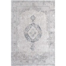Pırlanta Halı OSCAR YUMUŞAK YÜZEY 100 TARAK ÖZEL POLYESTER HALI  OSC 3207 LACİVERT E