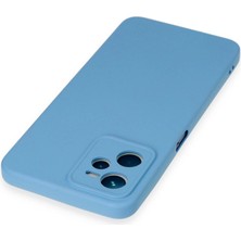 Epilons Realme C35 Kılıf Nano Içi Kadife Silikon - Mavi