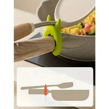 VeraGlobe Buğz Silikon Tava Tencere Kaşık Tutucu