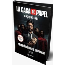 Lisinya La Case De Papel Kaçış Kitabı - Profesör'ün Akıl Oyunları (Ciltli) (Maske Hediyeli)