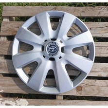 Yk Toyota Corolla / Yaris / Avensis Uyumlu 15 Inç Jant Kapağı 4'lü Takım Amblem Hediyeli