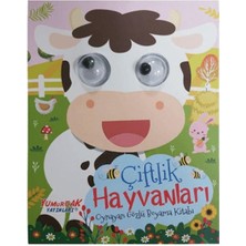 Ergün Collection Oynayan Gözlü Boyama Kitabı – Çiftlik Hayvanları