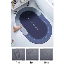 VeraGlobe Buğz Süper Su Emici Kaymaz Tabanlı Paspas