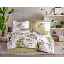 Ergün Collection Çift Kişilik Poplin Nev Sara Yeşil