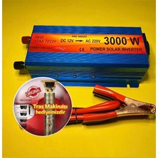 redstartech 3000 Watt Tam Sinüs Inverter 12 Volt Yüksek Verimlilik ve Koruma Özellikleriyle
