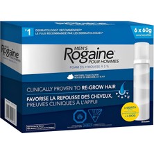 Rogaine Men's Hair Regrowth Foam 6 Adet 360 gr
