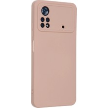 Epilons Poco X4 Pro 5g Kılıf Nano Içi Kadife Silikon - Pudra