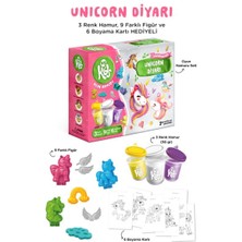 Ergün Collection Unicorn Diyarı Oyun Hamuru Seti (18 Parça - 362 Gr)