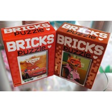 Ada Çanta Kırtasiye 2 Adet Bricks Mini Puzzle Yap Boz (15CM*10CM / 100PARÇA) (Arabalar/zootopia) AD232302