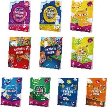 Ergün Collection 5-7 Yaş Okul Öncesi Evde Etkinlik Seti (10 Kitap)