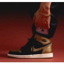 Nike Jordan 1 High Black Metallic Gold DZ5485-071