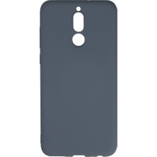 Epilons Huawei Mate 10 Lite Kılıf Nano Içi Kadife Silikon - Gri