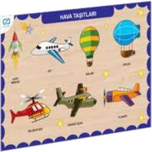 Ergün Collection Ahşap Hava Taşıtları Eğitici Set