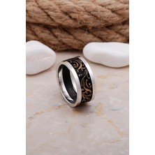 Sümer Telkari Tasarım Elişi Gümüş Erkek Alyans 38