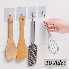 LTG Nova 10 Adet Kendinden Yapışkanlı Şeffaf Askı