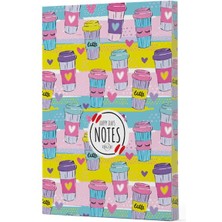 Ergün Collection Kahve 10 - Yan Boyamalı Çizgili Defter