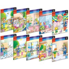 Ergün Collection Ingilizce Ilkokul 3.sınıf Hikaye 10'lu Set Karekod Dinlemeli