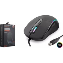 Hadron Destroyer G340 Rgb 6 Buttons Usb 6400 Dpı Kablolu Oyuncu Mouse (1,40Cm Kablo Uzunluğu)