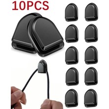 LTG Nova Siyah Çok Amaçlı Yapışkanlı Kanca 10 Lu