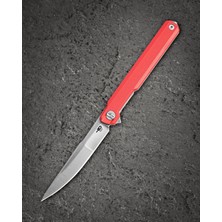 Bestech Knives Bestech Duoz BG65C Liner Lock Kırmızı G10 Sap 14C28N Çelik Çakı