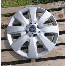 Yk Ford Focus / Fiesta / Tourneo / Connect / Courier 15 Inç Uyumlu Jant Kapağı 4'lü Takım Amblem Hediyeli