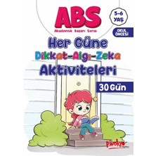 Ergün Collection Abs 5-6 Yaş Her Güne Dikkat-Algı-Zeka Aktiviteleri 30 Gün