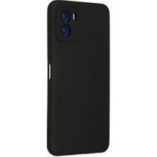 Epilons Vivo Y15S Kılıf Nano Içi Kadife Silikon - Siyah