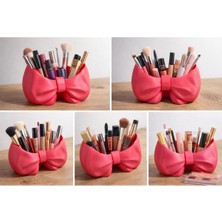 3D Baskı Fiyonklu Makyaj Organizeri | Kozmetik Düzenleyici | Fırça ve Ruj Standı