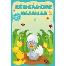 Ergün Collection Çocuklar Için Hayal ve Odak Geliştirici Rengarenk Masallar Turkuaz Kitap