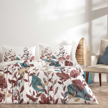 Ergün Collection Çift Kişilik Ranforce Nev Takımı Daisy Ekru