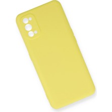 Epilons Realme 7 Pro Kılıf Nano Içi Kadife Silikon - Sarı